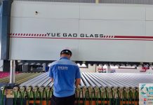 Hoàn thiện lắp đặt & vận hành thử dây chuyền tự động sản xuất kính cường lực YUEGAO tại nhà máy TAM LOC PHU GLASS